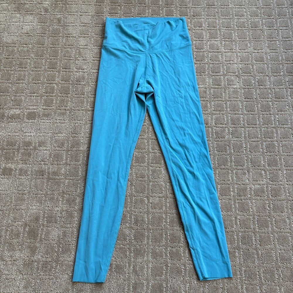 Nike Dri-Fit Legging Women's S Blue Ankle Length Run Workout High Rise Train